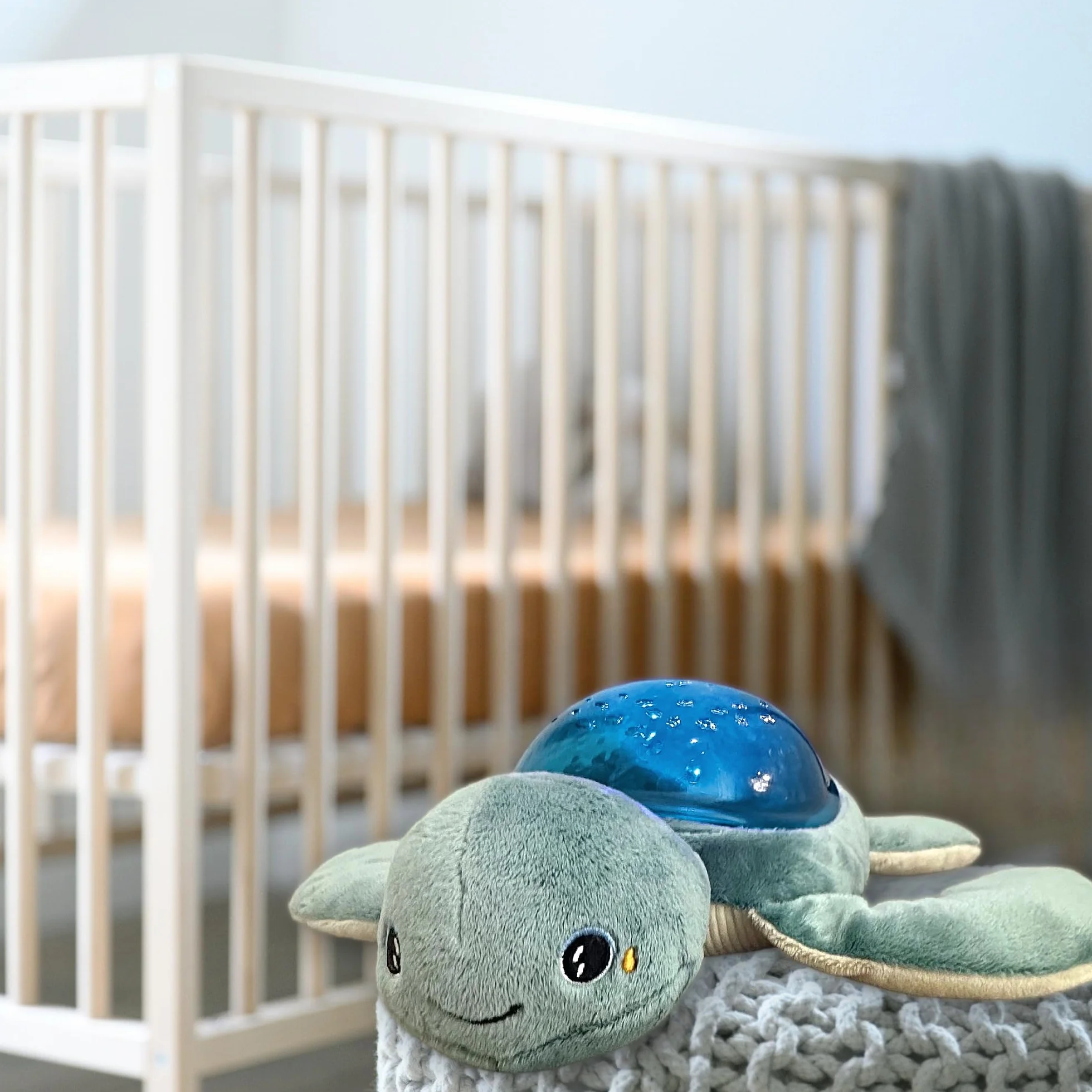 Pabobo Veilleuse Tortue Aqua Dream Bébé Projections Animées Sons Apaisants Rechargeable USB-C