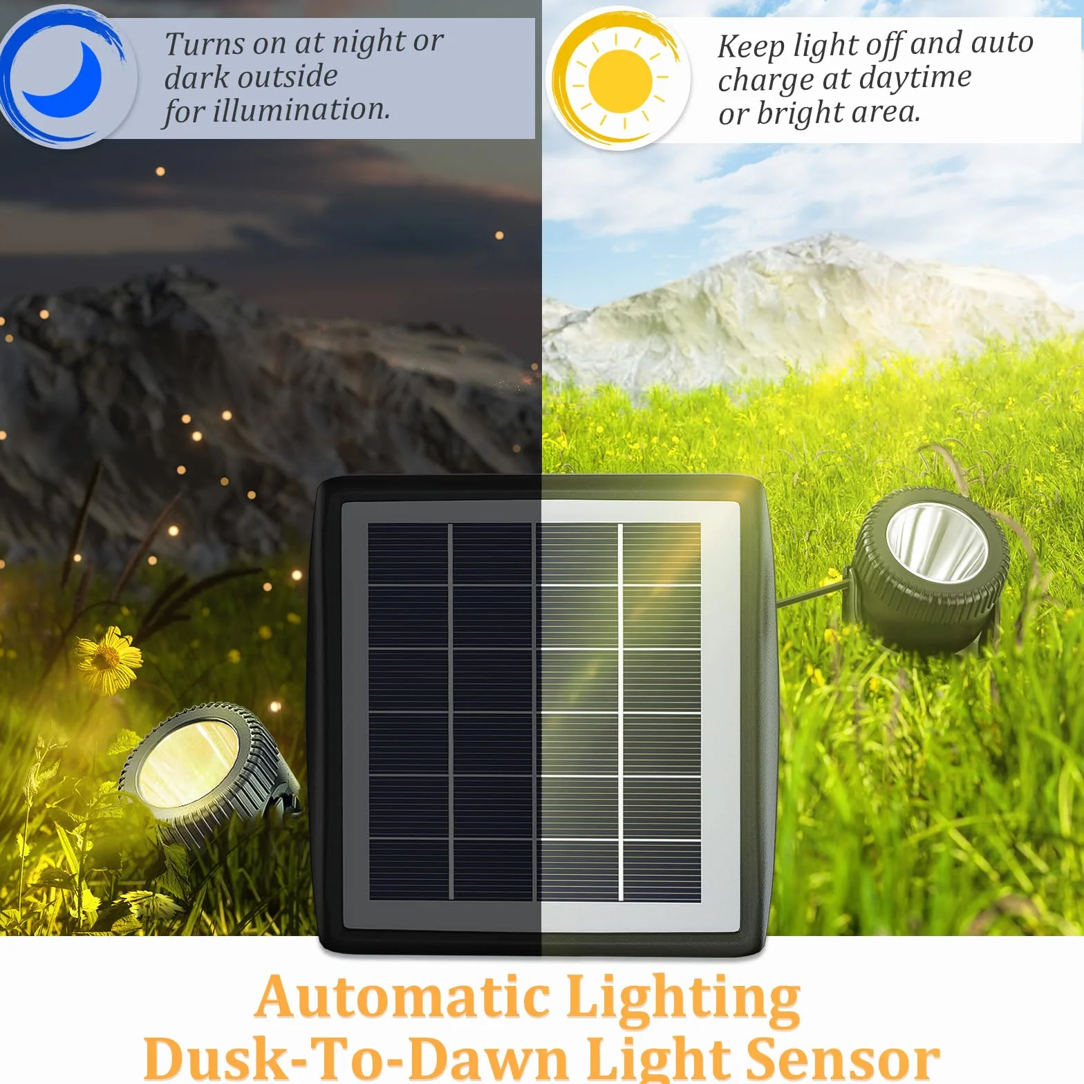 PChero Éclairage Solaire Bassin LED Sous-Marin IP68 3 Lampes Submersibles