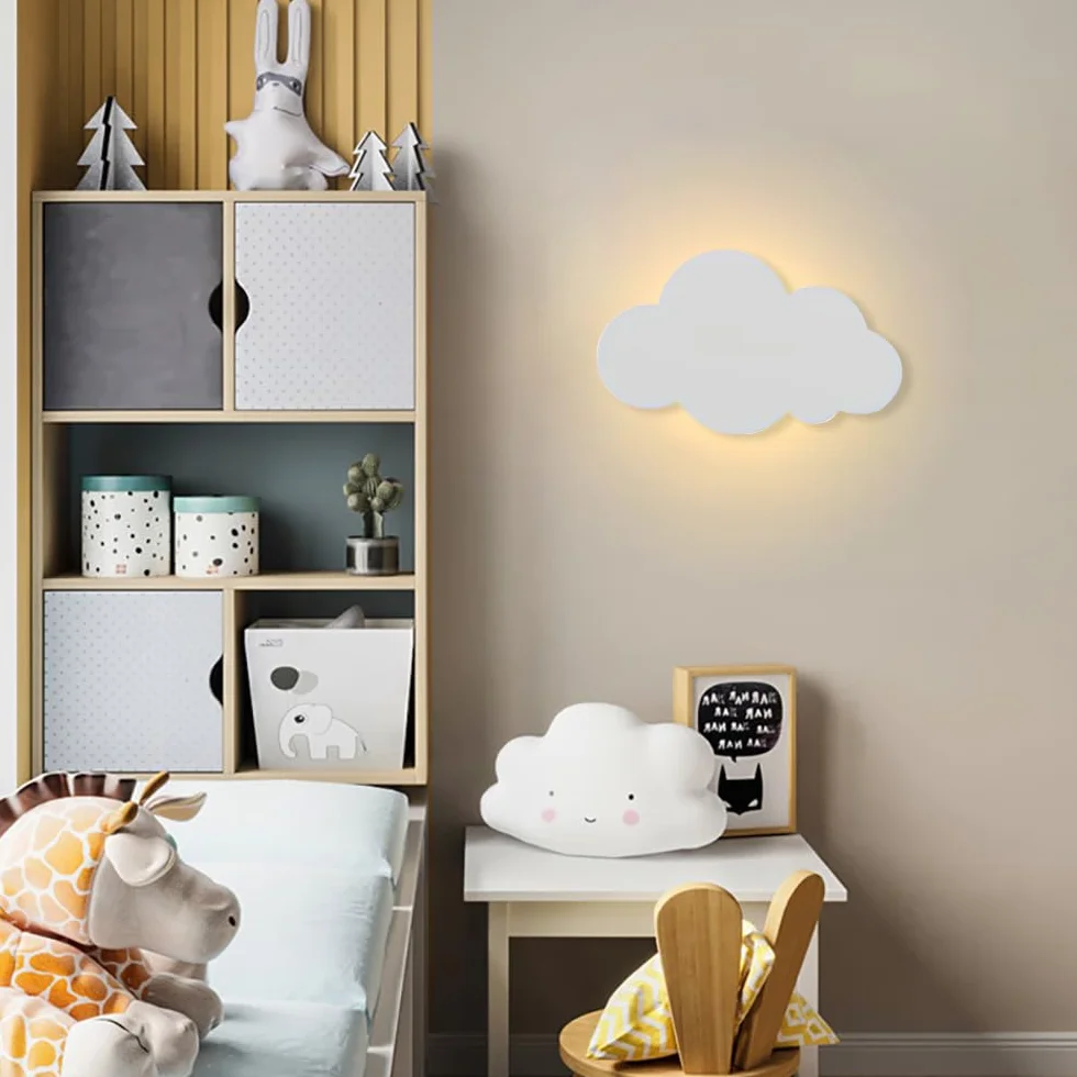 Lampe Murale LED avec Interrupteur Tactile Veilleuse Enfant Dimmable Blanc Chaud Prise Intérieur Moderne