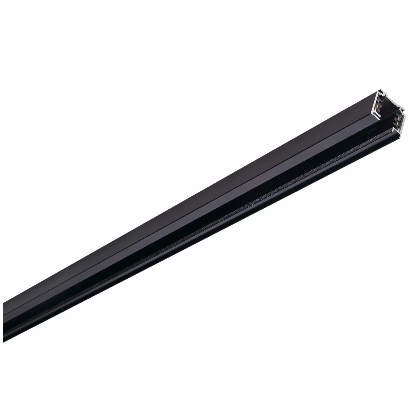 EUTRAC 3-Phasen Stromschiene 3m Schwarz