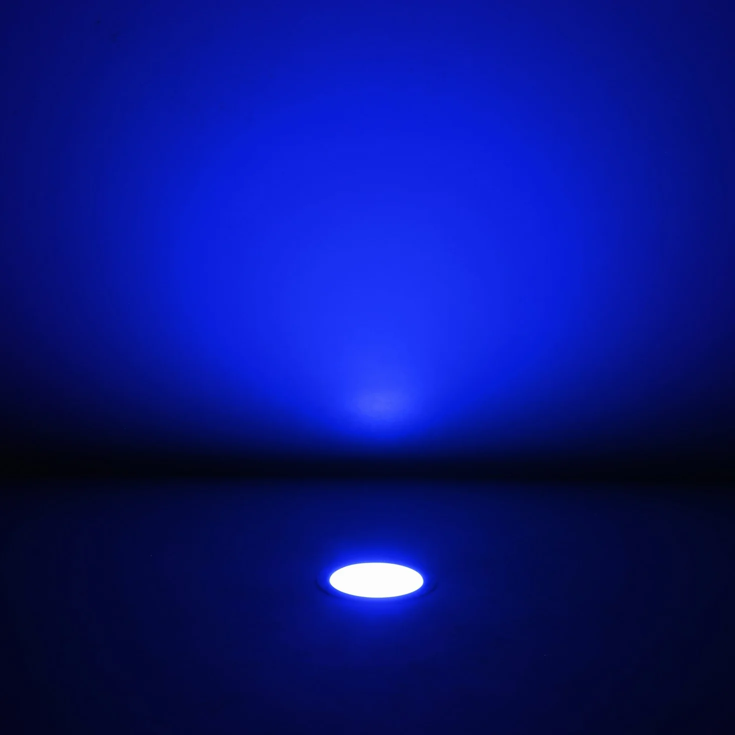 Mini Encastré LED Spot Terrasse Bois Etanche IP67 DC 12V Pack 10 Bleu