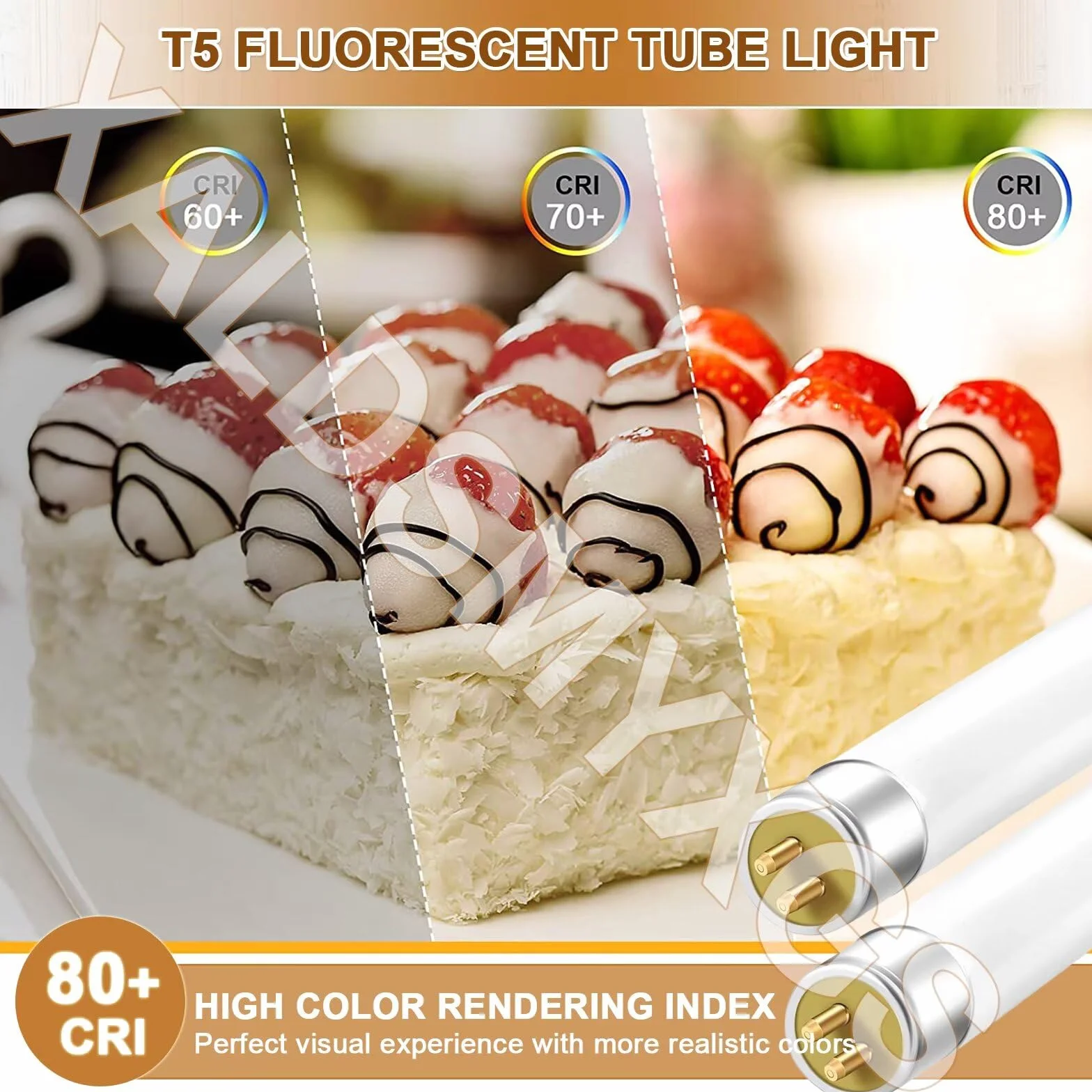 Tubes Fluorescents T5 G5 14W 549mm Blanc Froid 6000K AC 220-240V 1156LM