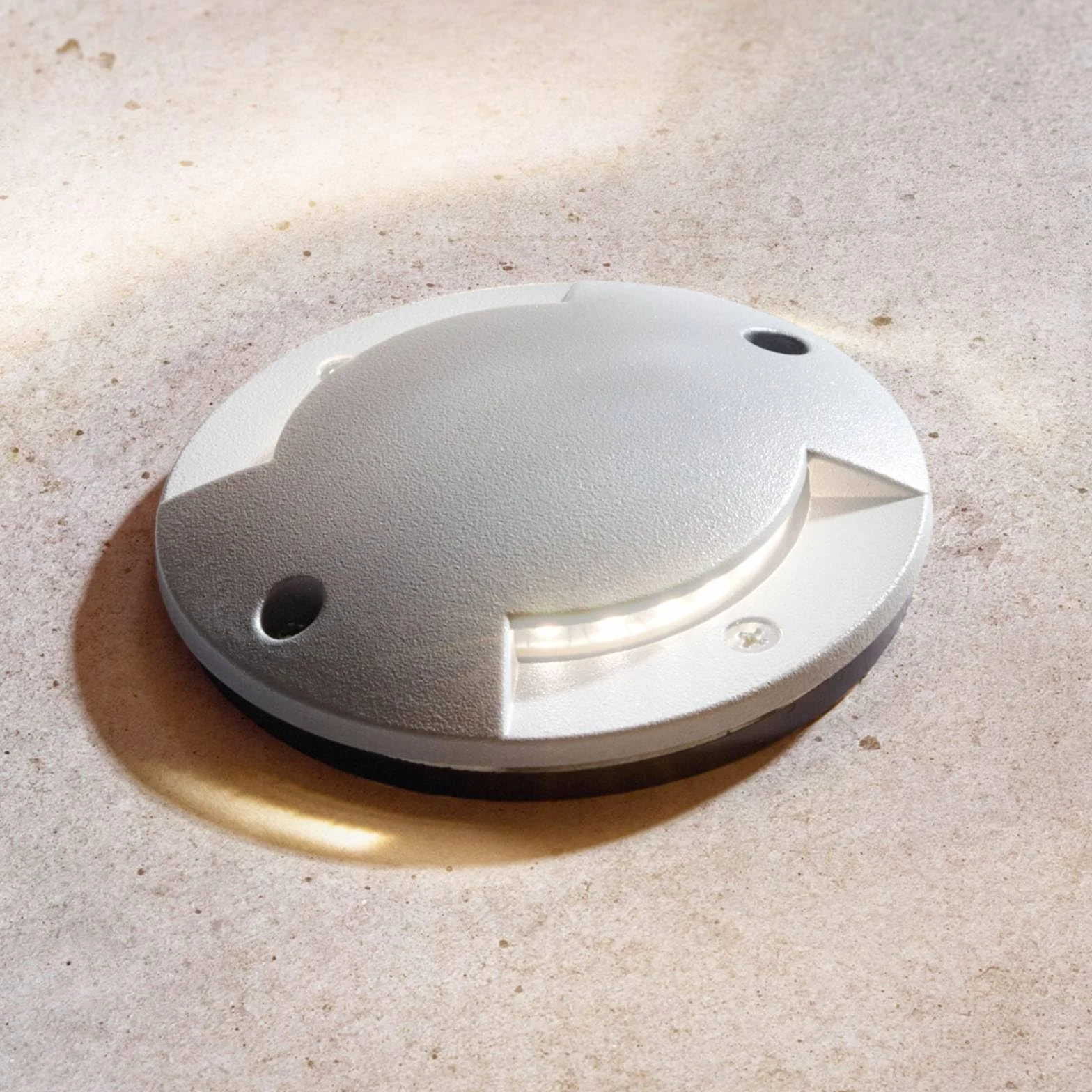 Nandita LED Spot encastrable dans le sol Gris Aluminium 1 lampe Luminaire extérieur jardin terrasse balcon