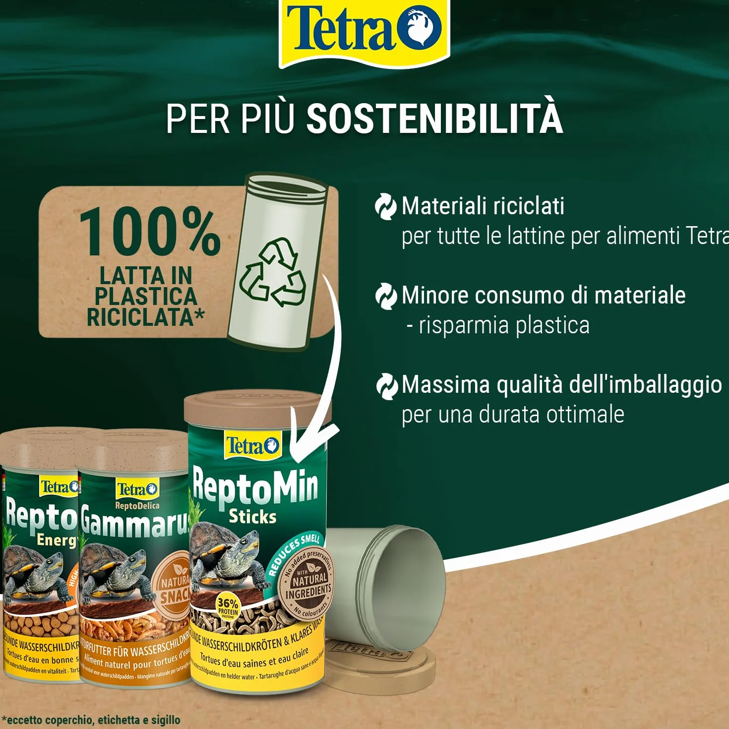 Tetra Tortoise Nourriture Principale pour Tortues terrestres boîte 500 ML
