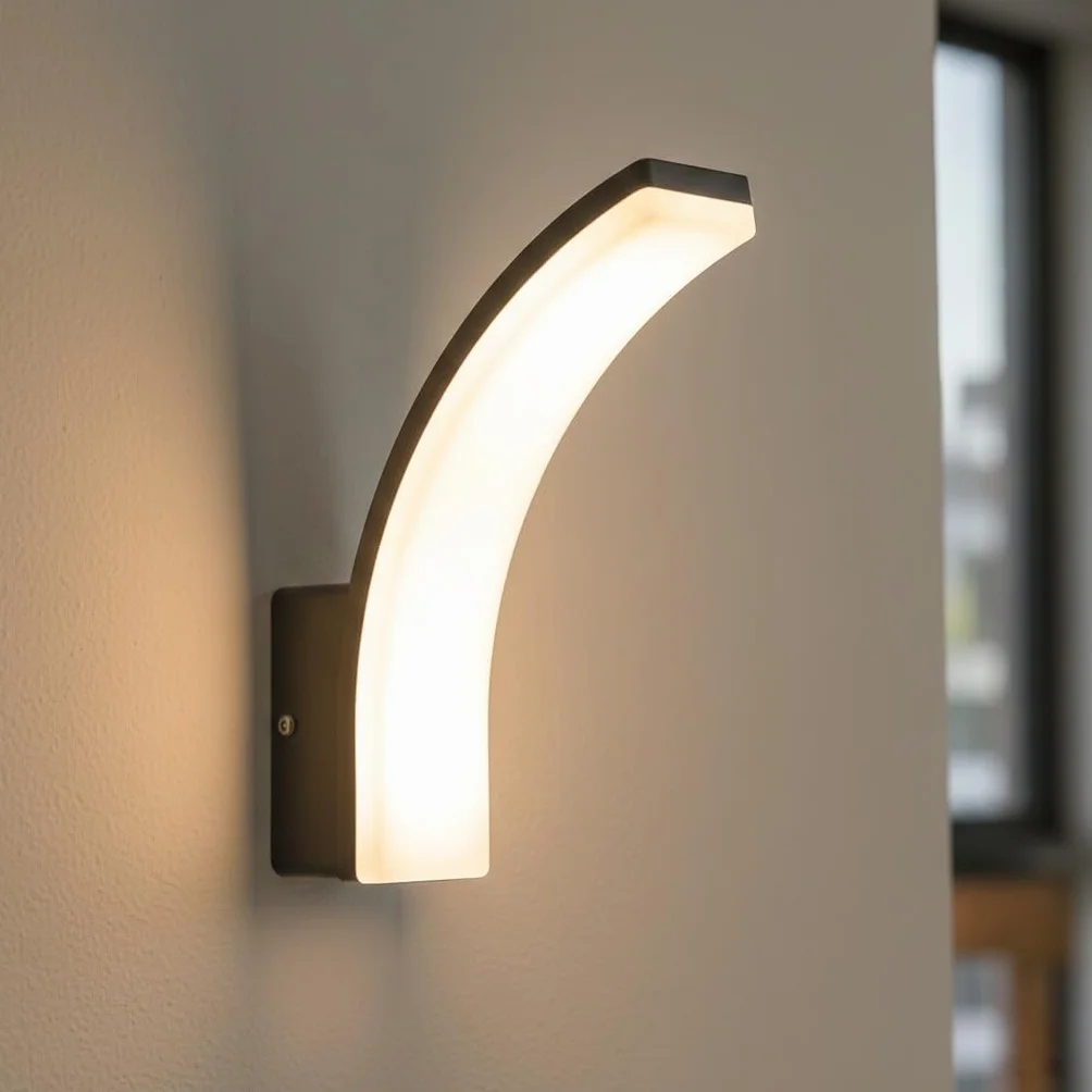 Applique Murale Extérieure LED GIBRALTAR 20W 3100 Lumens IP65 Gris Anthracite Blanc Naturel 4000K