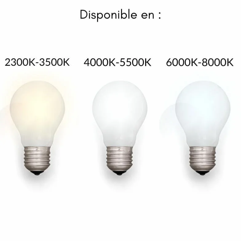 SILAMP Réglette LED 150cm 48W Blanc Chaud 2300K-3500K