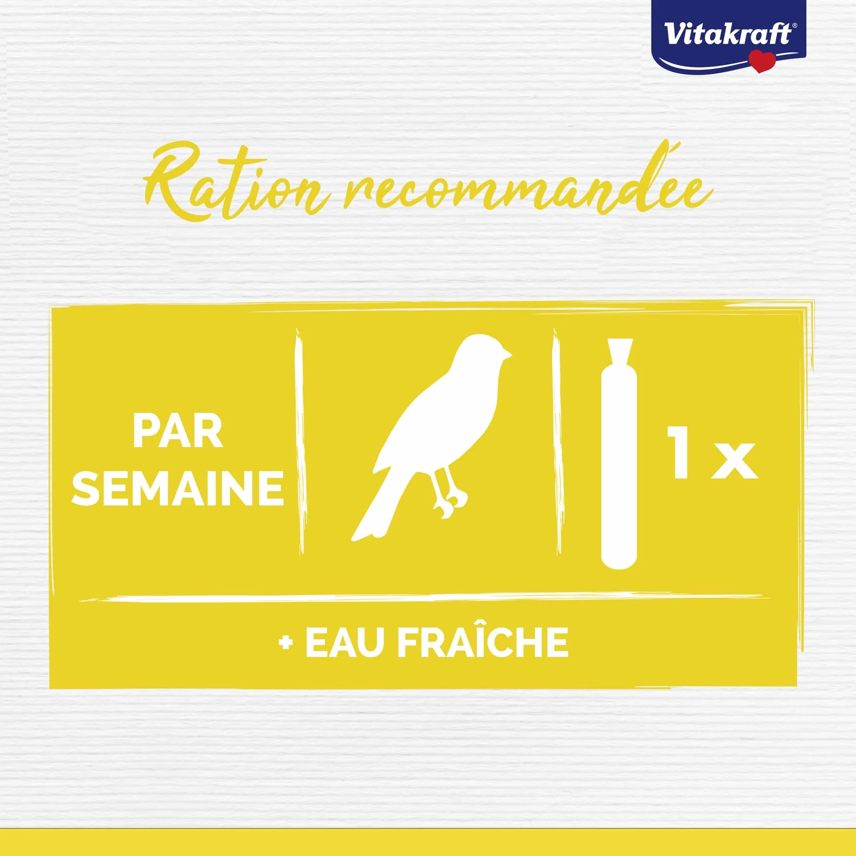 Vitakraft Kräcker Mix friandises pour oiseaux bâtonnets à l’œuf graines d’herbe abricot figue miel sésame soin du bec sans sucre ajouté 80g