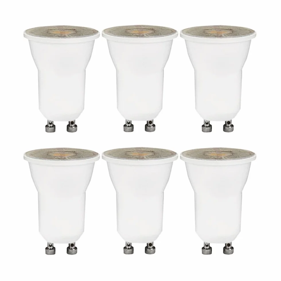 Lot de 6 ampoules LED MR11 GU10 55° 4000 K 4 W blanc neutre