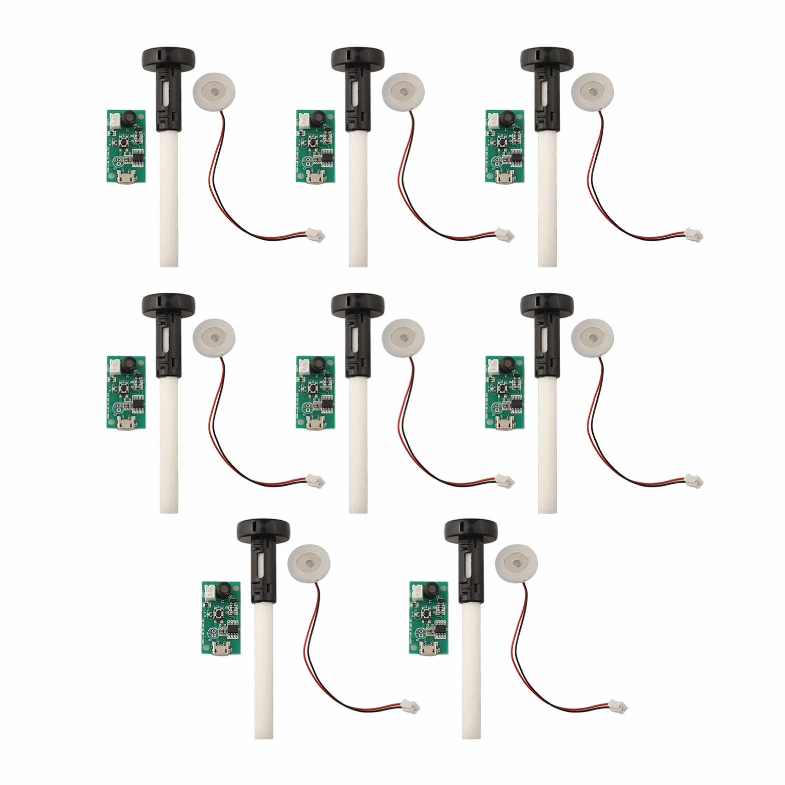 Lot de 8 modules d'humidificateur USB 5 V, panneau d'atomiseur 740 trous pour diffuseur brouillard fin