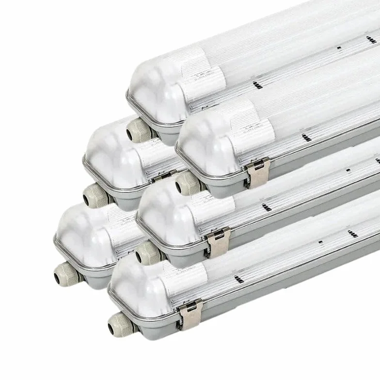 SILAMP Réglette étanche 120 cm double Tube LED T8 IP65
