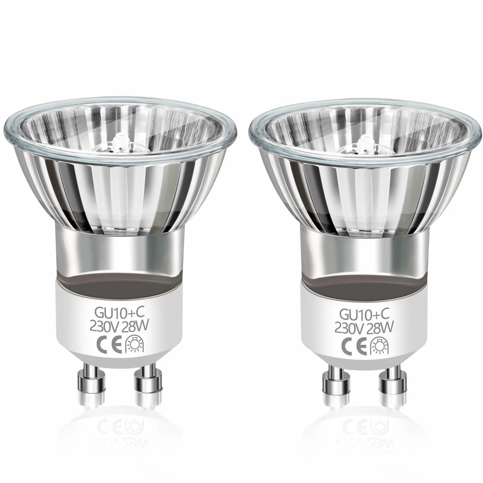 Ampoule Lampe Lave Mini GU10 28W 230V Dimmable 330LM Blanc Chaud 2800K MR11 Lot de 2