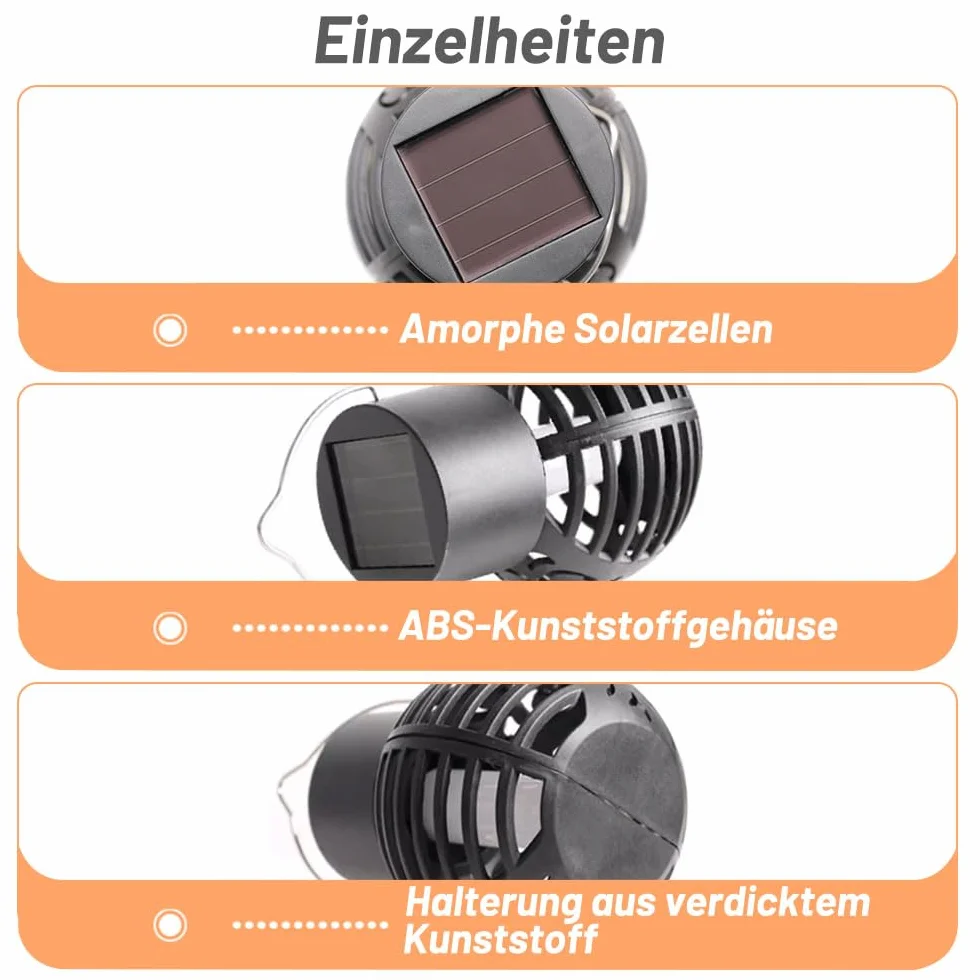 Lanterne Solaire Extérieure Lampe Flamme Jardin 6 PCS