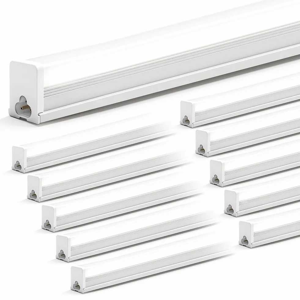 Réglette LED 120 cm IP65 étanche 36W 3996 Lumens 6500K Blanc Plafonnier Connectable Lot de 10