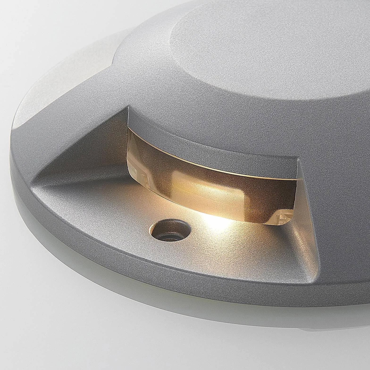 Projecteur d’extérieur LED Jeffrey Gris Aluminium 1 lampe pour jardin terrasse