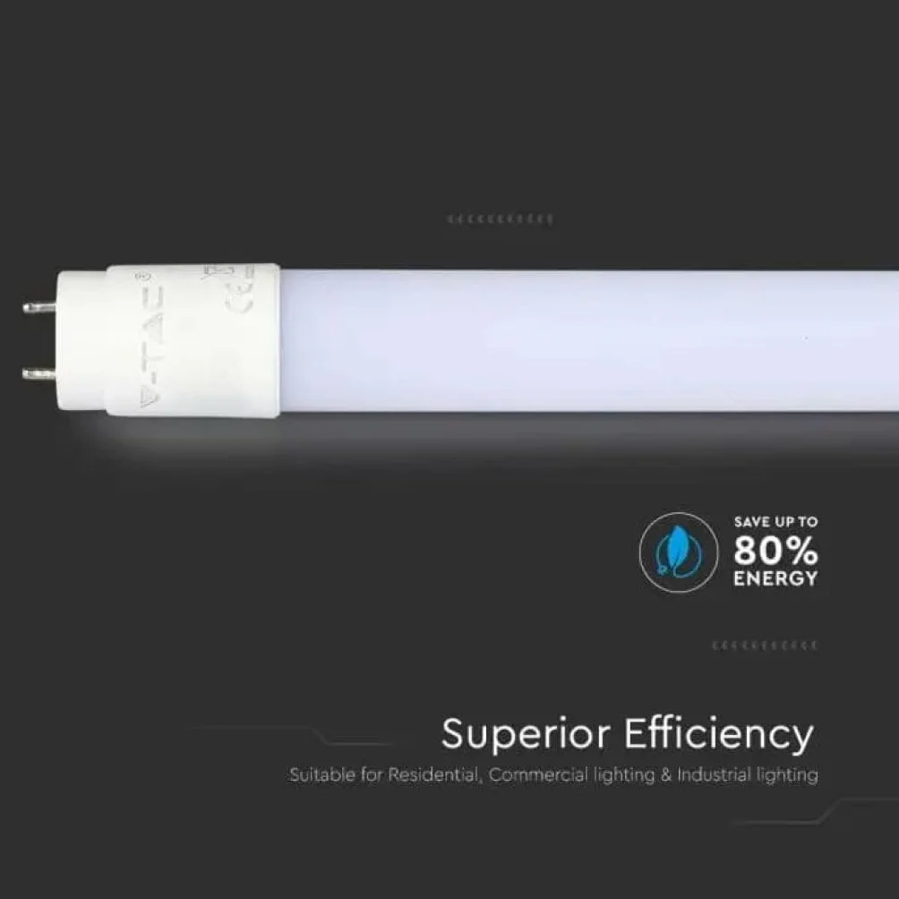 Lot de 10 tubes LED 120 cm 18 W 6400 K 1600 lm équivalent 36 W angle 160°