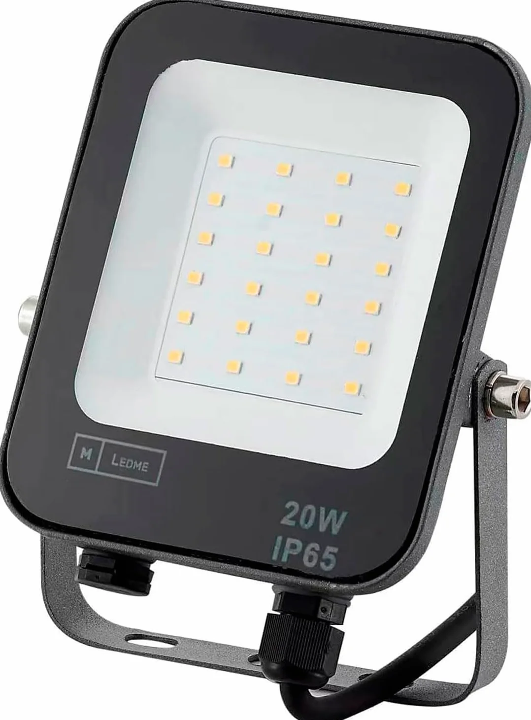 Projecteur LED Napoli 20W 2400 lumens IP65 dimmable lumière froide 6000K éclairage extérieur