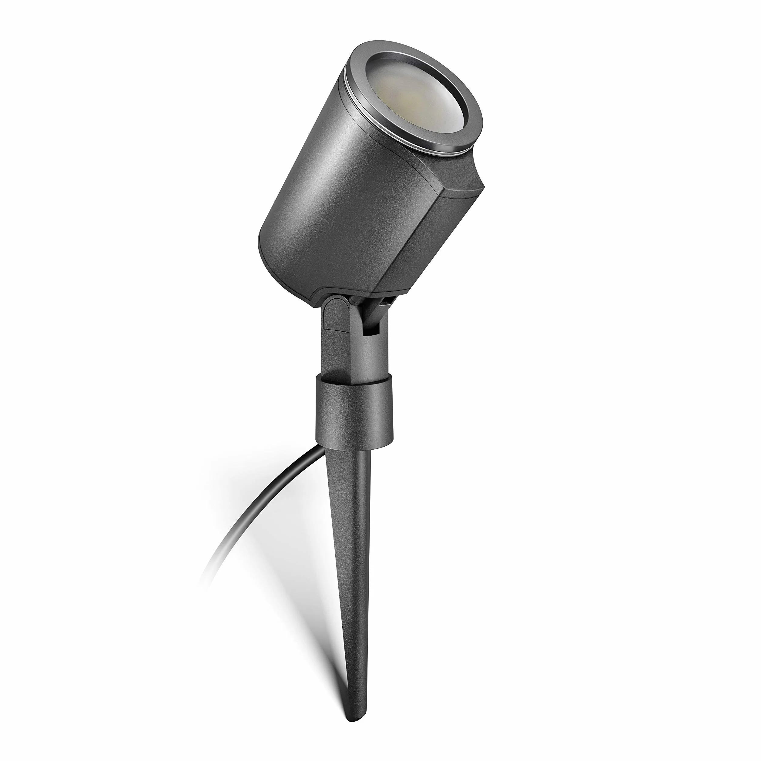 Steinel Spot Garden N Projecteur LED extérieur GU10 7,86W 3000K avec interrupteur crépusculaire