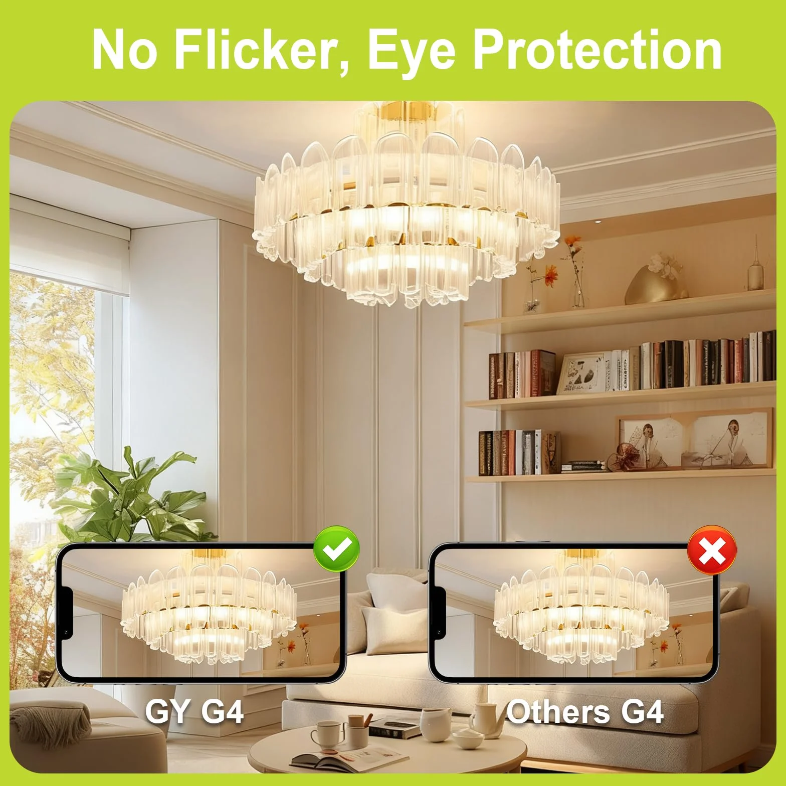 GY Ampoule G4 LED 1W Équivalent 20W 173LM Blanc Chaud 3000K 12V AC/DC Non-Dimmable Lot de 6