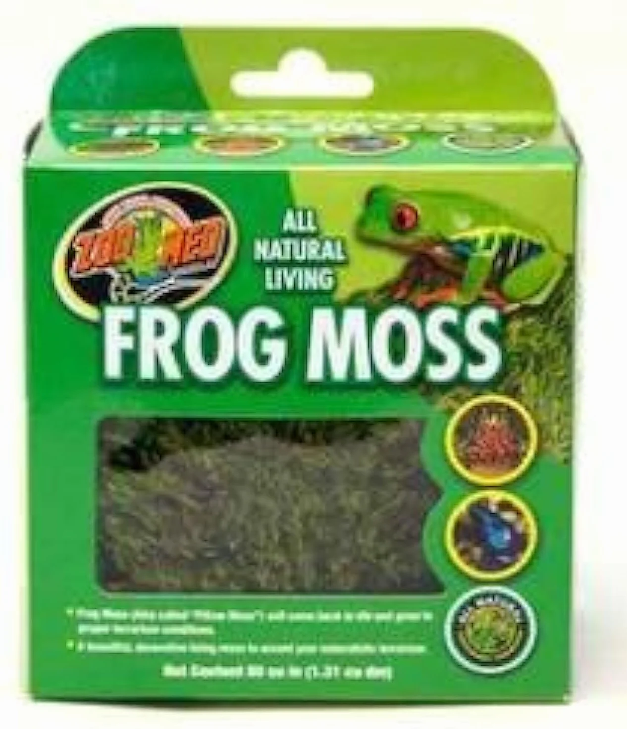 Zoo Med All Natural Mousse pour Grenouille 1,31 L