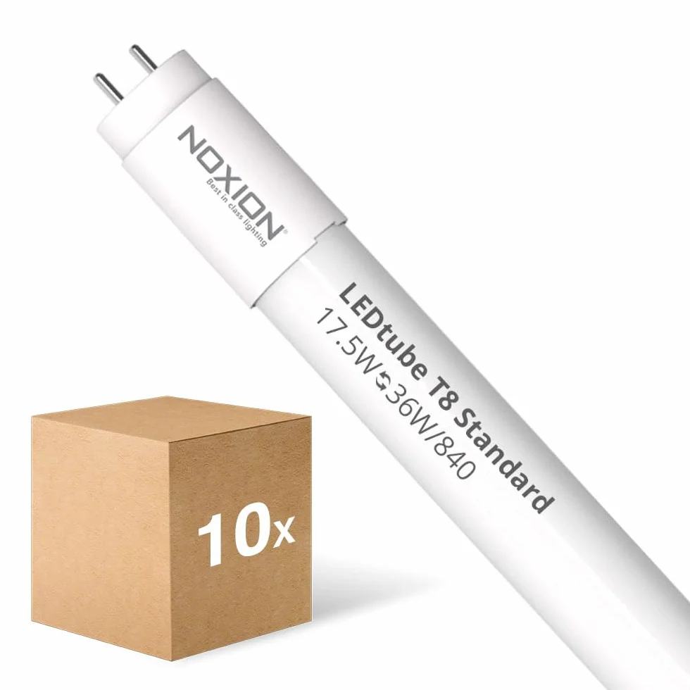 Noxion Tube LED T8 Avant 15W 1800lm 840 Blanc Froid 120cm Équivalent 36W