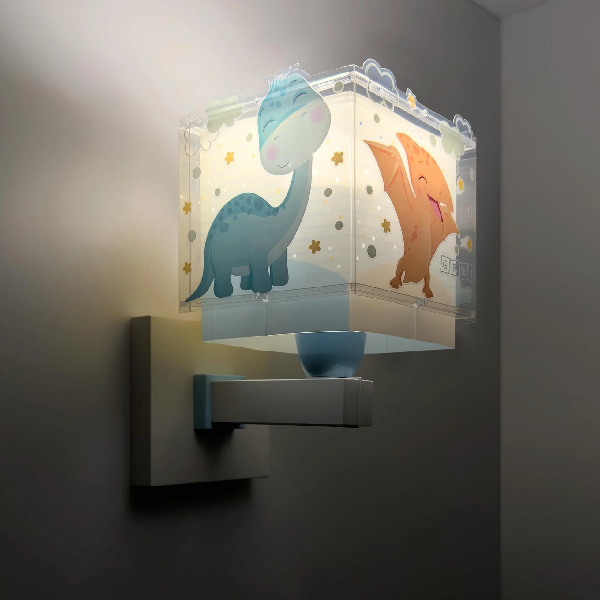 Dalber Applique Murale Enfant Baby Dinos Dinosaures E27