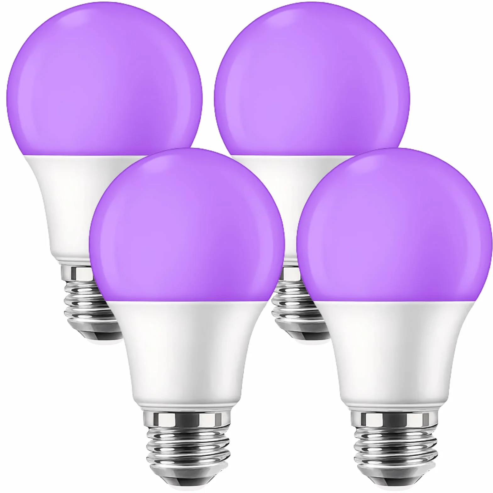 Ampoules UV LED E27 9W 385-400 nm Lot de 4 lumière noire