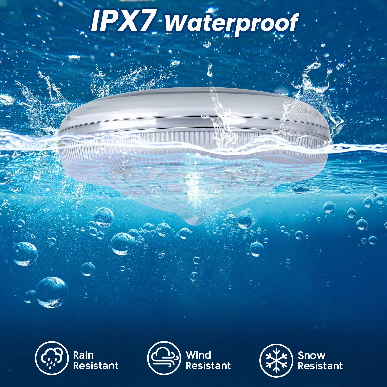 Lumière Piscine Flottante Solaire IPX7 2 Pièce Télécommande RGB 9 Couleurs