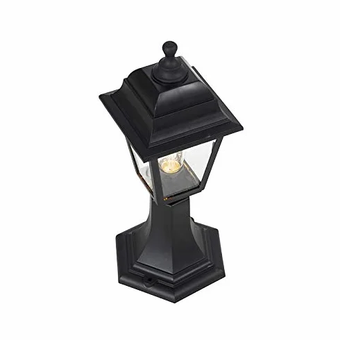 QAZQA Lampe sur pied extérieur 1 lumière L 150 mm Noir