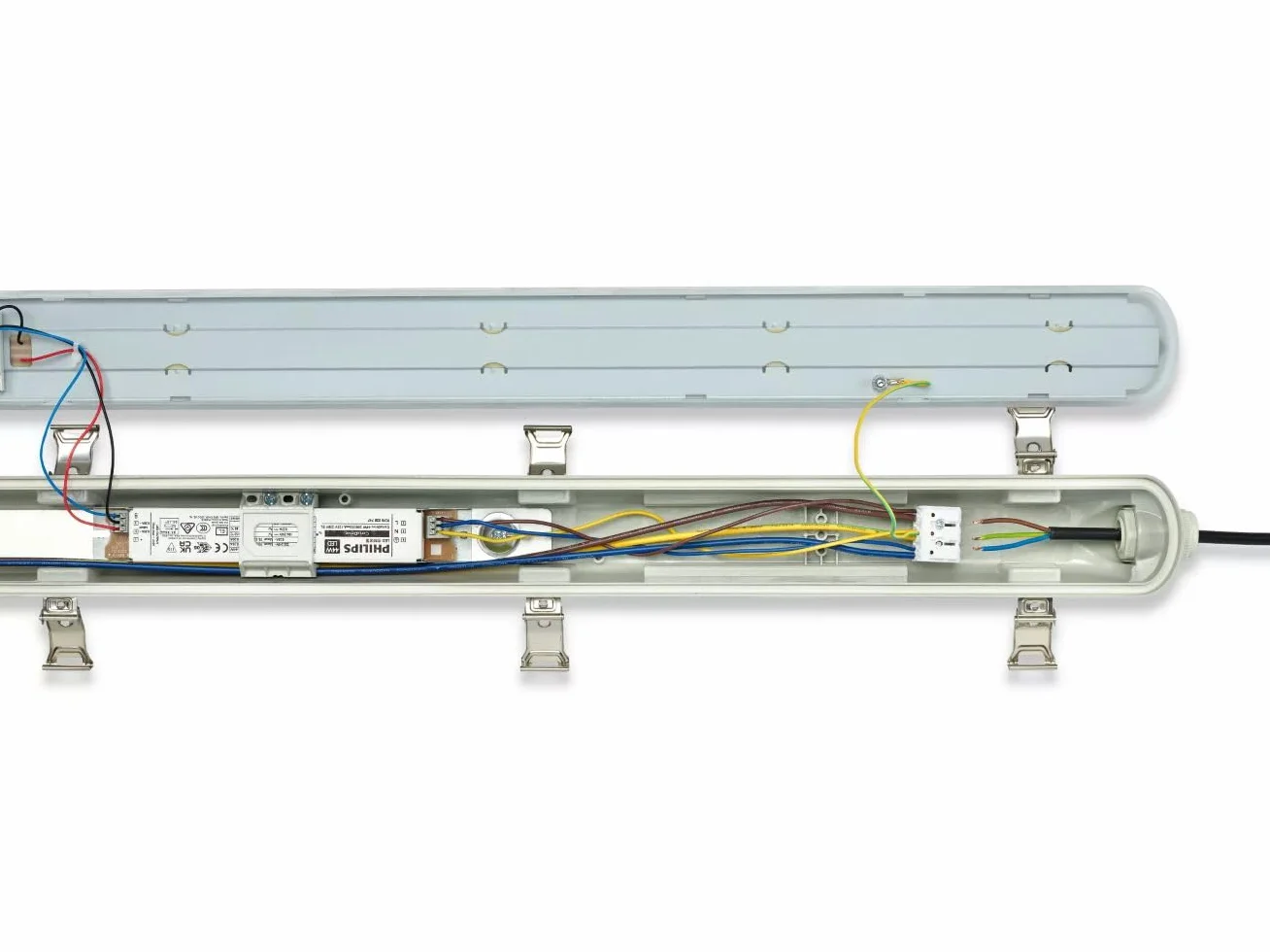 Philips Réglette LED Étanche Ledinaire WT065C 30/53W 4100/6800lm 840 Blanc Froid 150cm