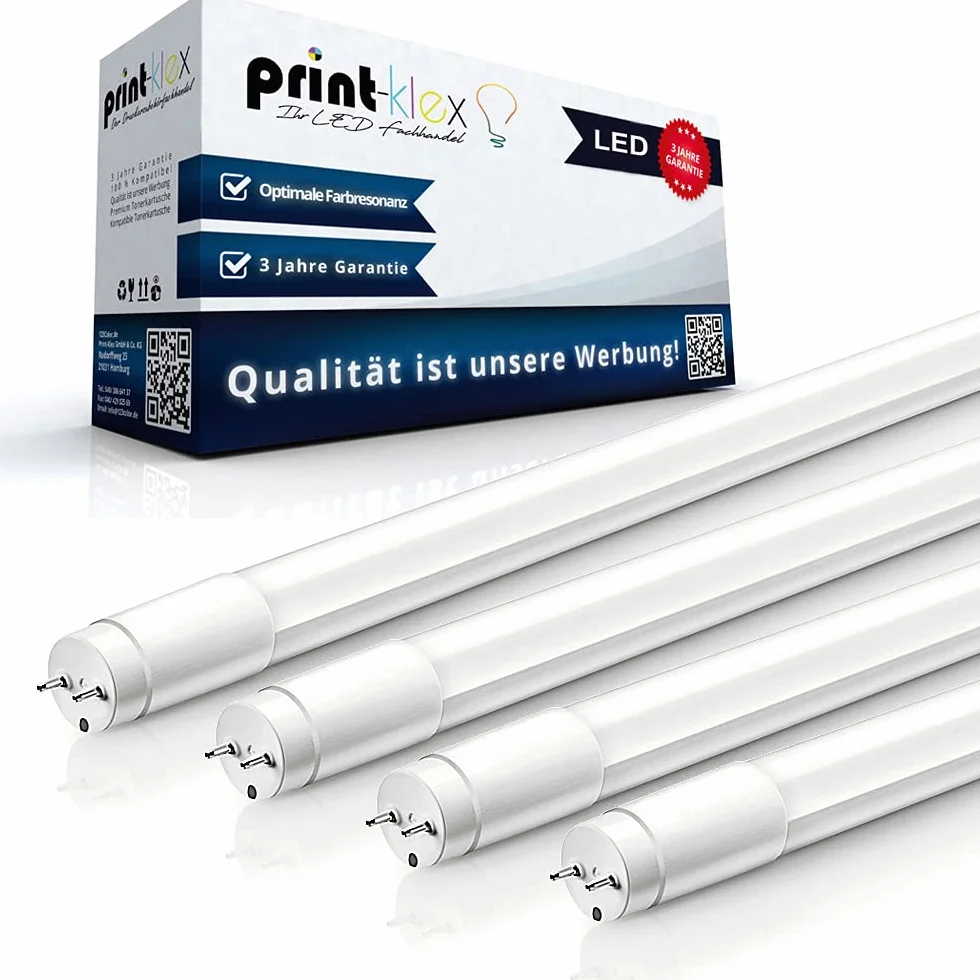 Lot de 2 tubes fluorescents LED T8 90 cm 14 W 6500 K blanc froid G13