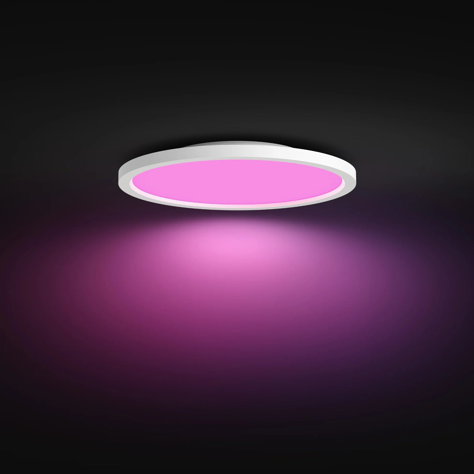 Philips Hue Devote Panneau LED connecté White and Color Ambiance Rond 30 cm 16,6W 2000 lumens