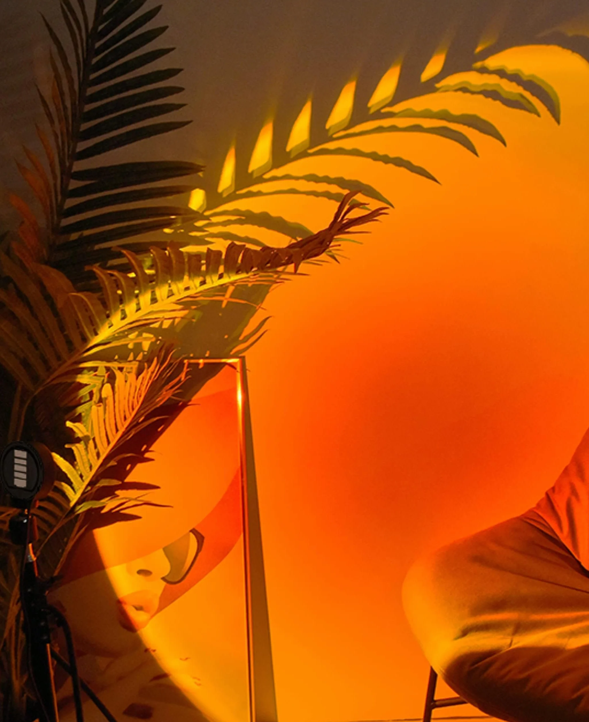Lampe Coucher de Soleil, Projection Lumière USB, Rotation 180°, Ambiance, Selfie, Décoration