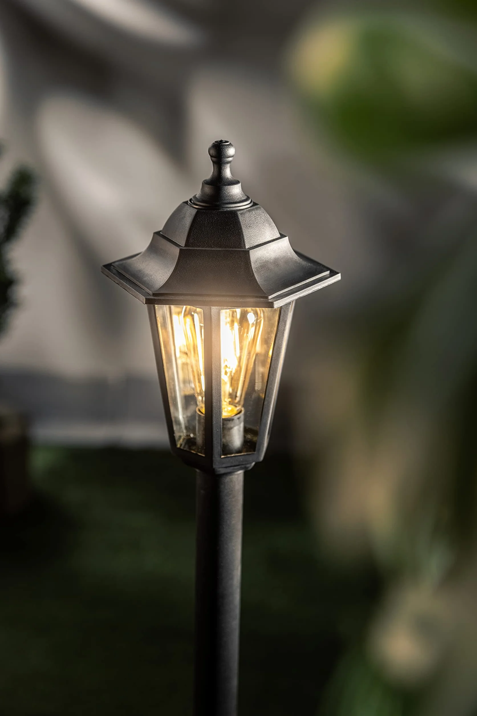 CGC Lighting Lampadaire d'extérieur sur pied traditionnel vintage jardin