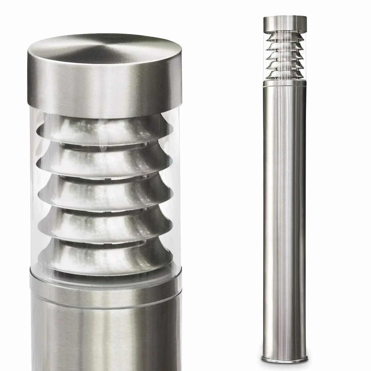 Lampe d'extérieur Dakar 80 cm acier inoxydable E27 IP44