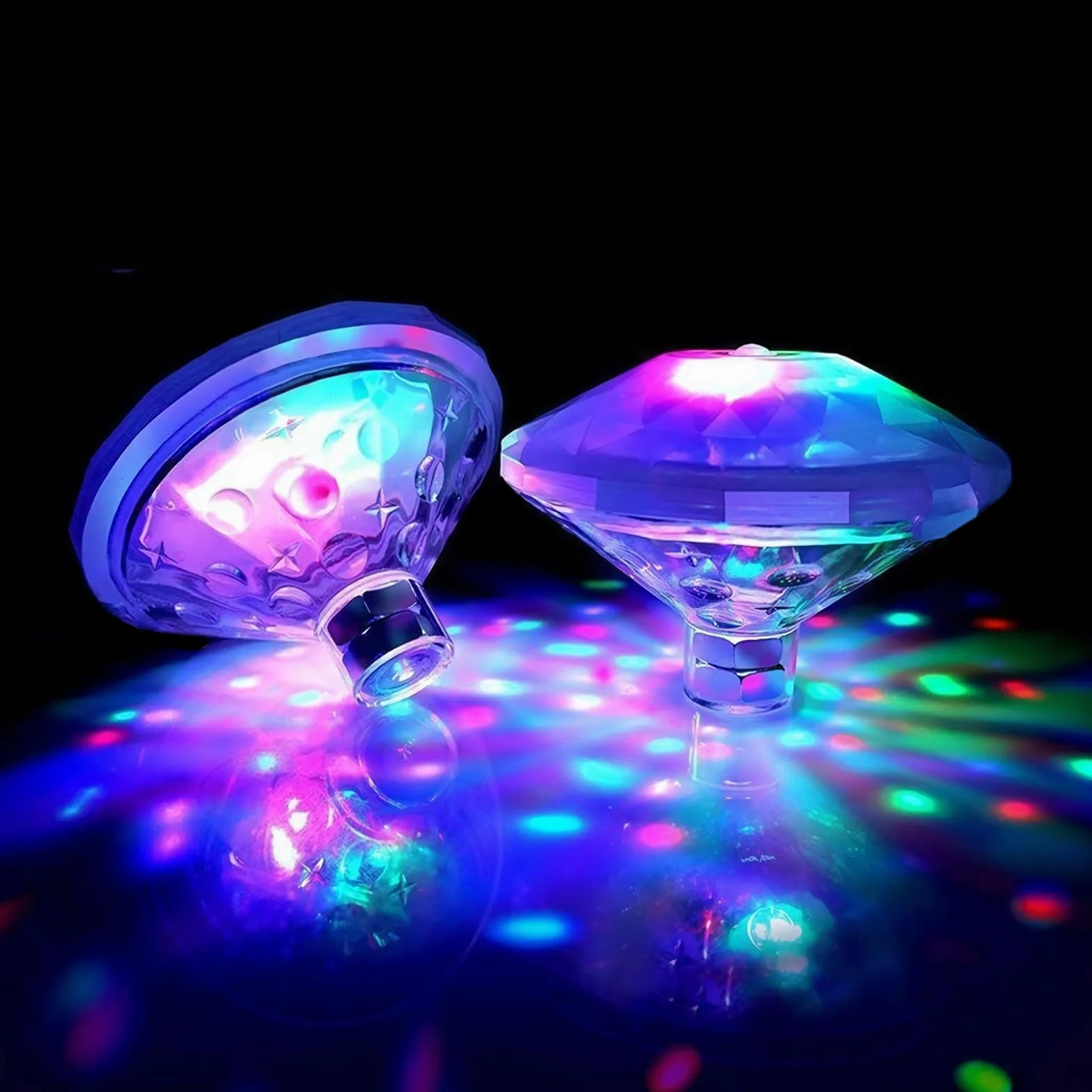 Esoes Lumières flottantes pour jacuzzi 7 modes étanches lampe sous-marine décorative piscine