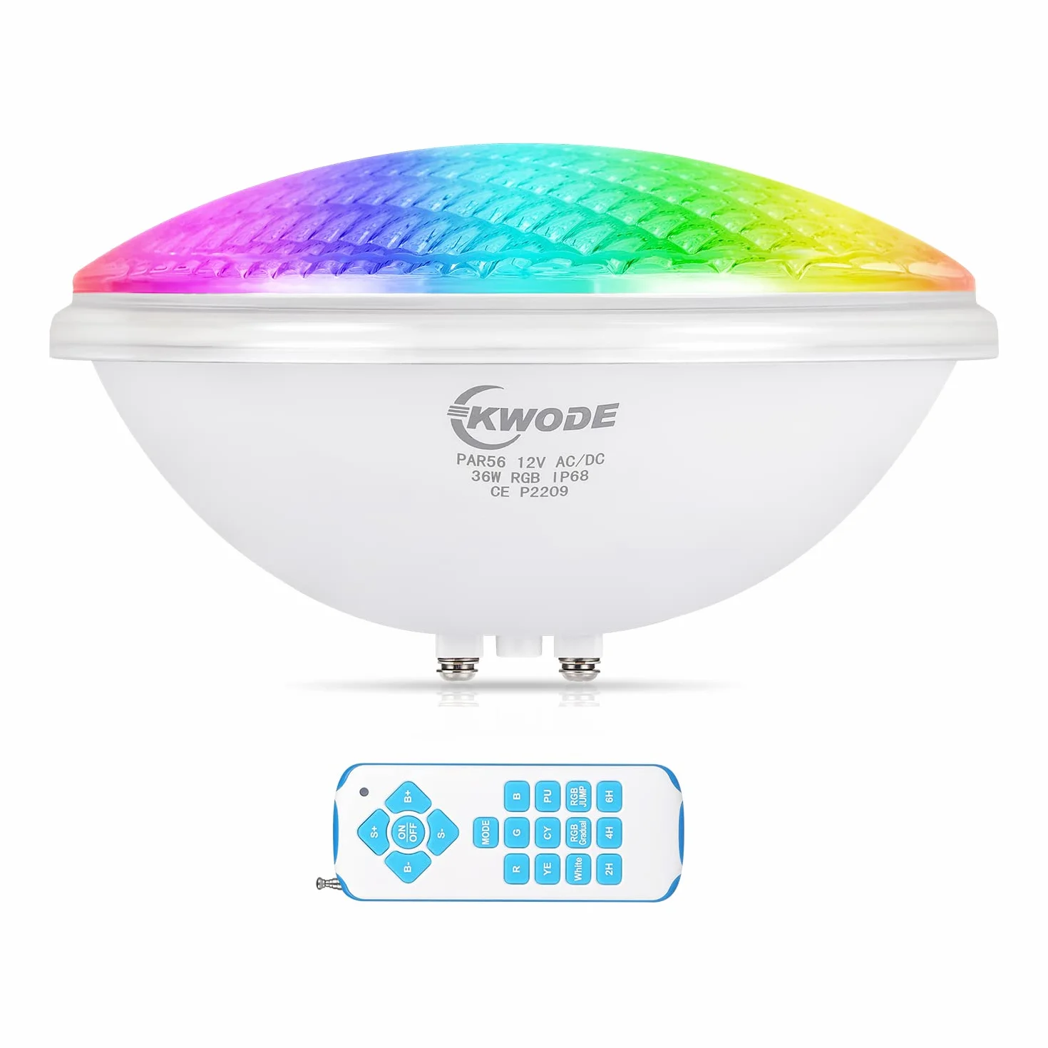 Lumières de Piscine PAR56 36W RGB LED IP68 Étanche Projecteur Sous-Marin avec Télécommande