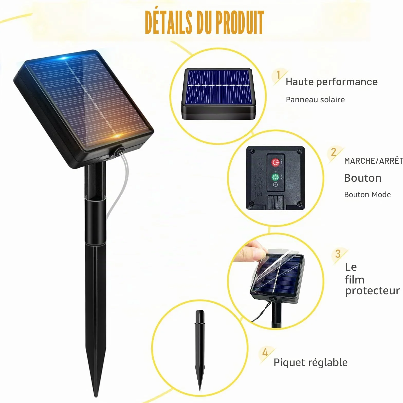 Litogo Lot de 2 Guirlande Lumineuse Exterieur Solaire 24m 240 LED Jardin Étanche Décoration Noël