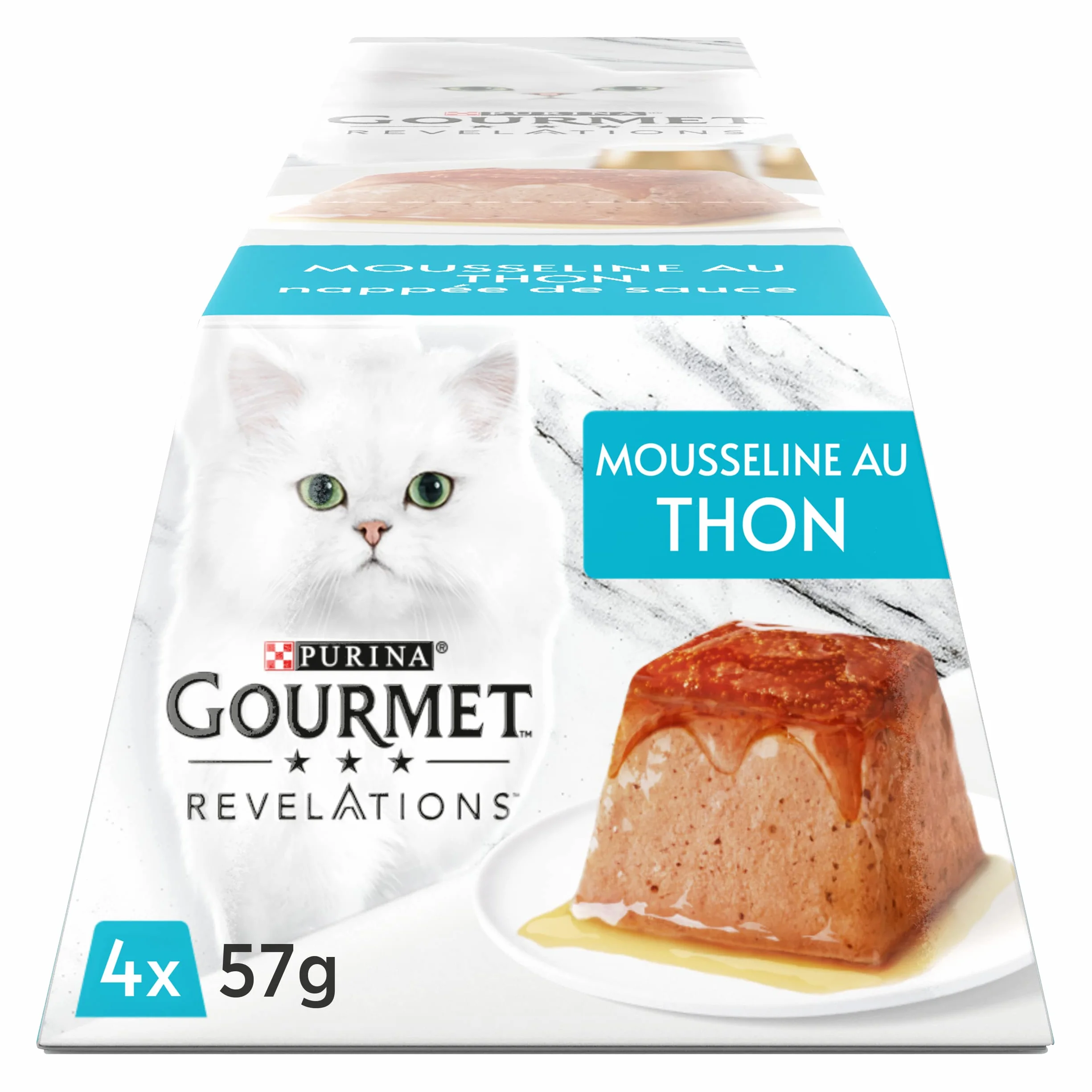 GOURMET Revelations Mousseline Thon 4x57g