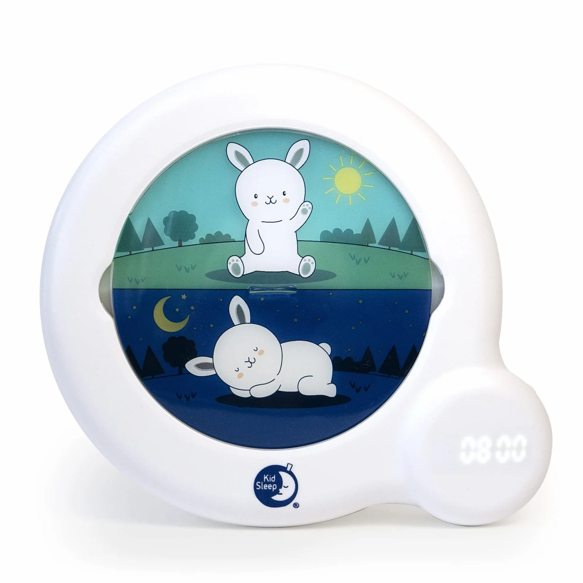 Pabobo Kid'Sleep Essential Indicateur de Réveil Veilleuse éducative avec Programmation Facile et Verrou Parental