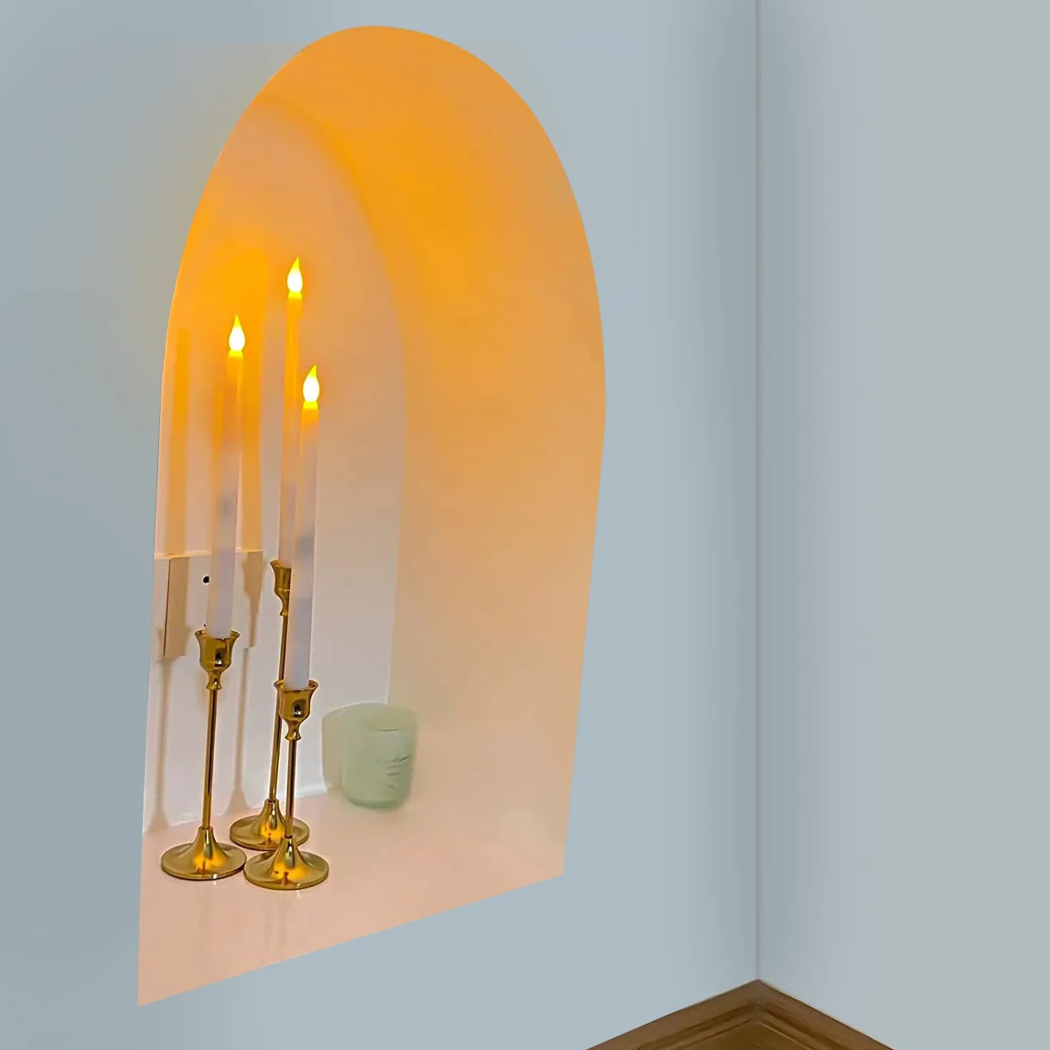 Bougies à LED sans Flamme, Bougie Électrique, Lampe pour Décoration de Fête