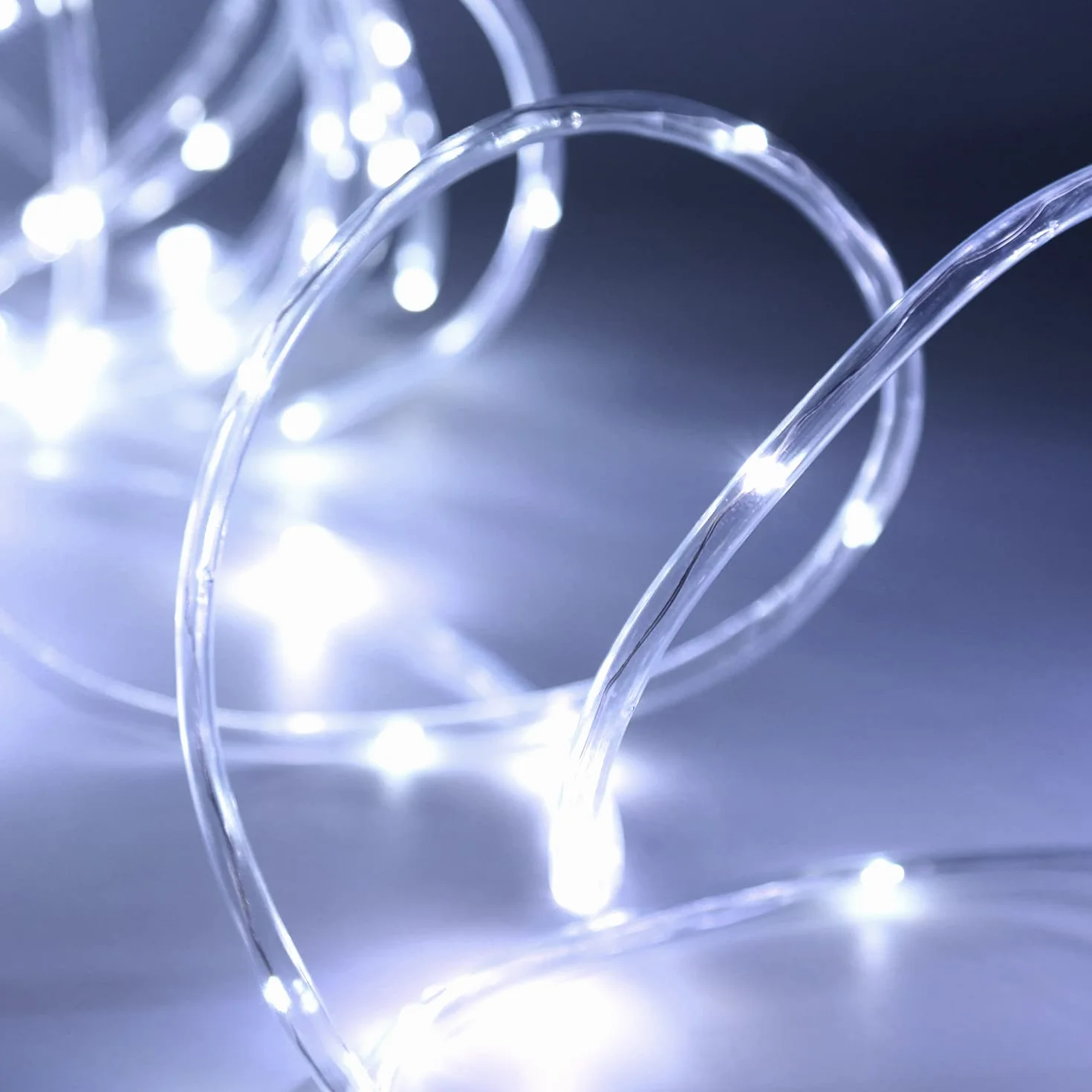 Guirlande lumineuse LED 20 m 200 LED étanche avec télécommande minuterie extérieur balcon terrasse lumière blanche froide