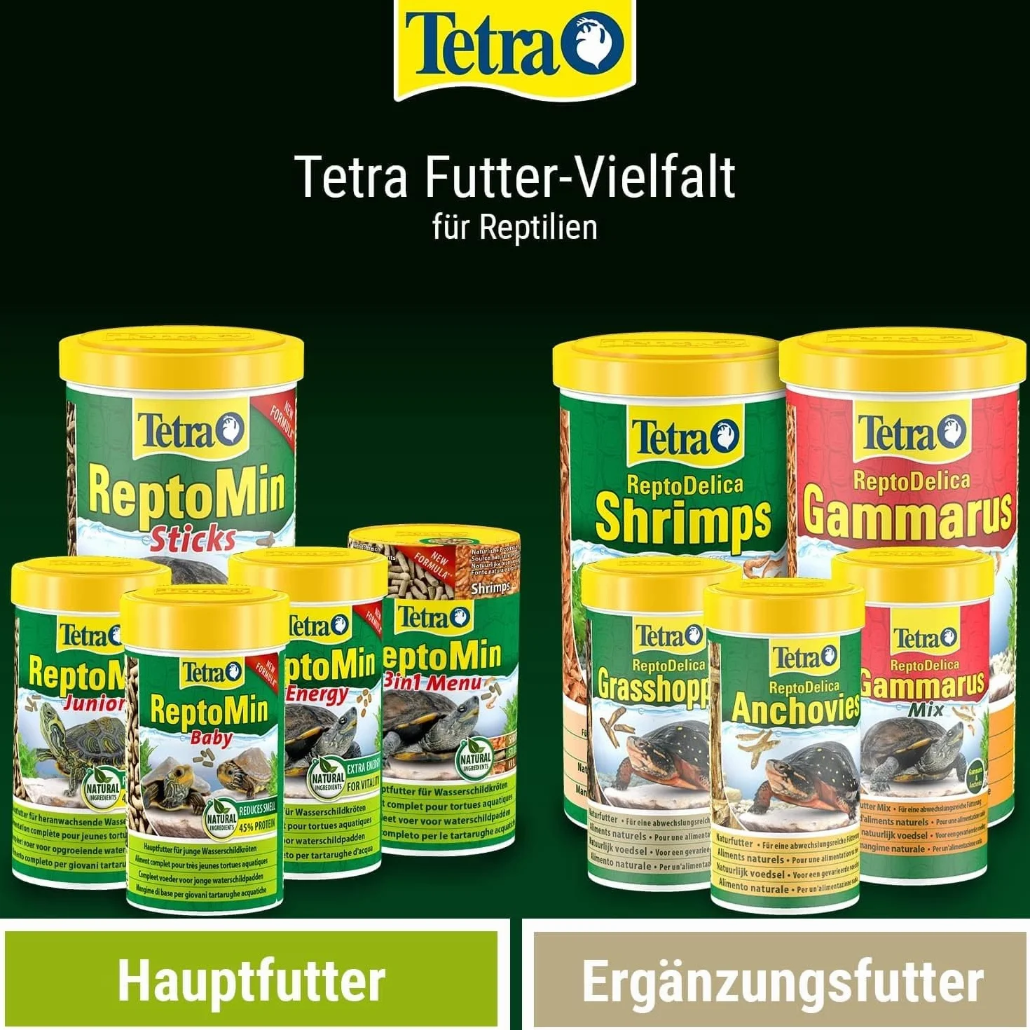 Tetra ReptoMin Energy Nourriture pour tortues 250 mL