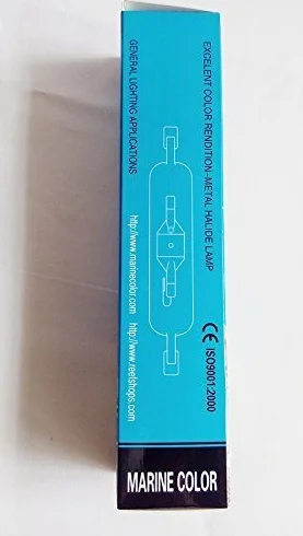 Ampoule HQI 150W 10000K Double Ended Éclairage Aquarium Marin Halogénure Métallique