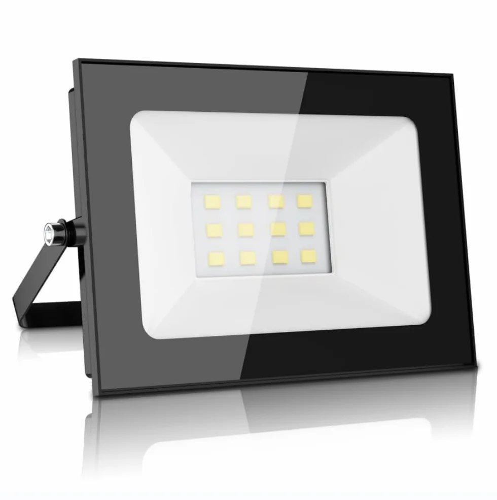 Papasbox Projecteur LED 12V 10W 800LM 6000K IP65 Jardin