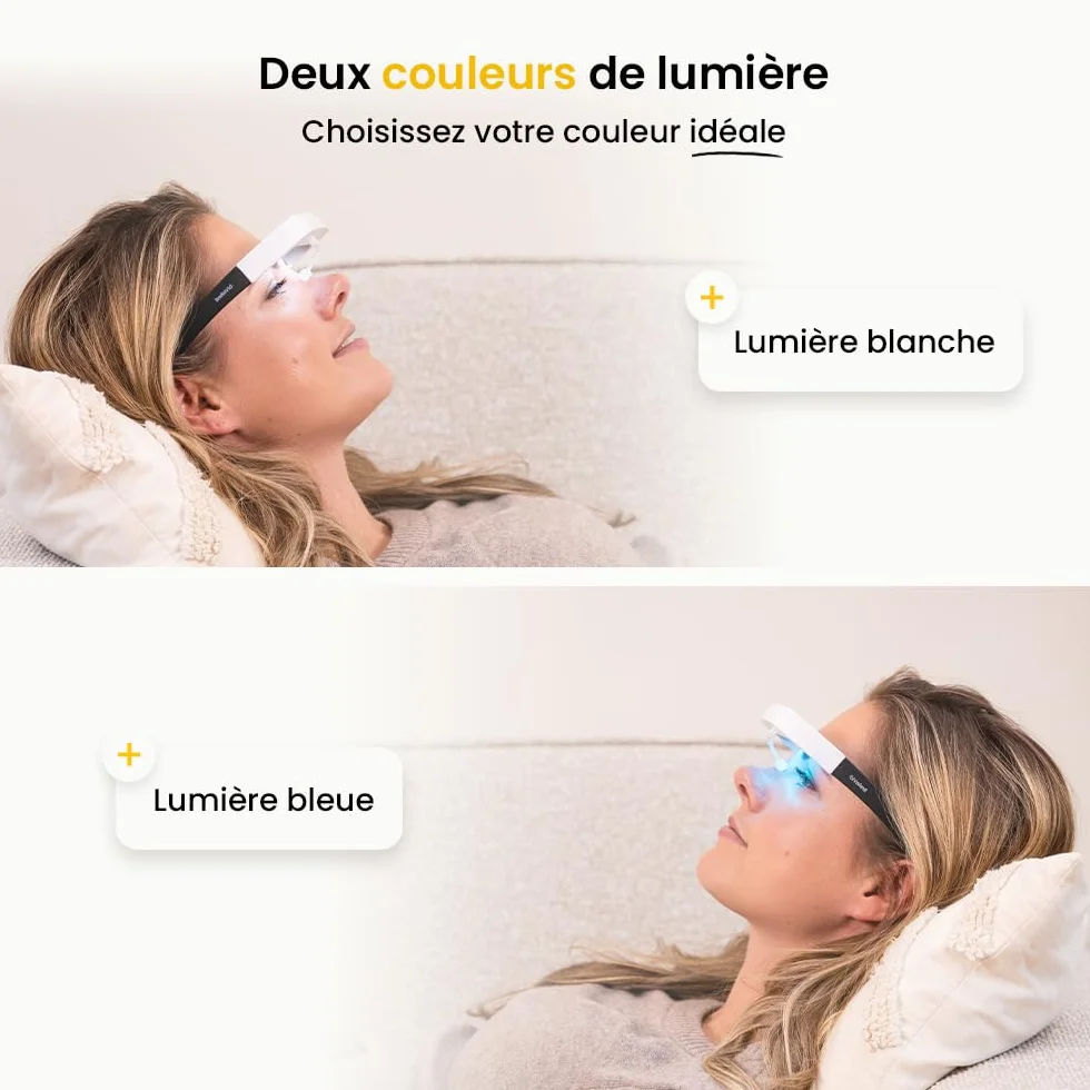 BrellaVio Lunettes à lumière du jour Pro 12 000 lux LED sans UV