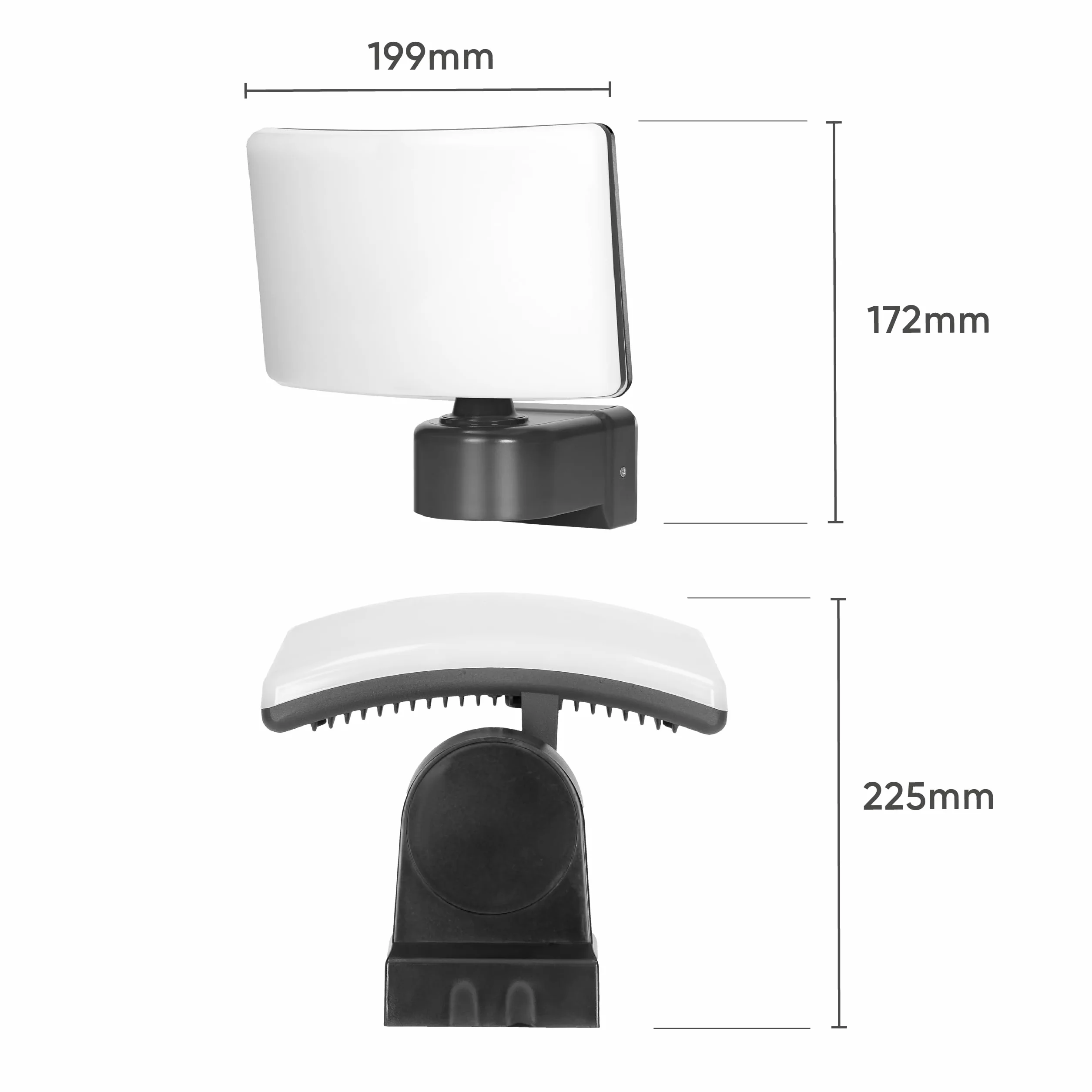 Projecteur LED Extérieur 30W Blanc Chaud 3000K 2200lm IP65 IK10 Gris