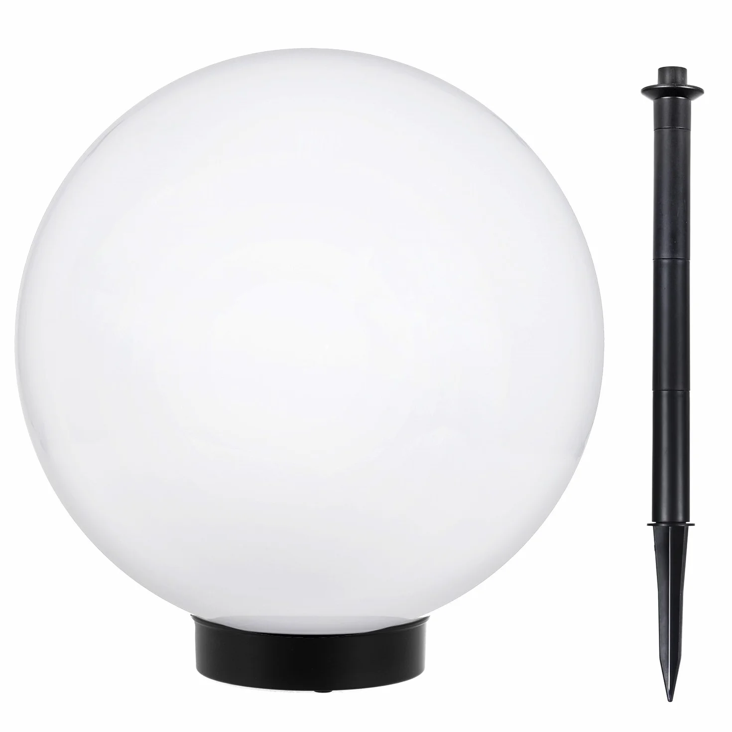 Lampe solaire LED pose libre Green Blue GB166 balle blanc 25x25 jardin