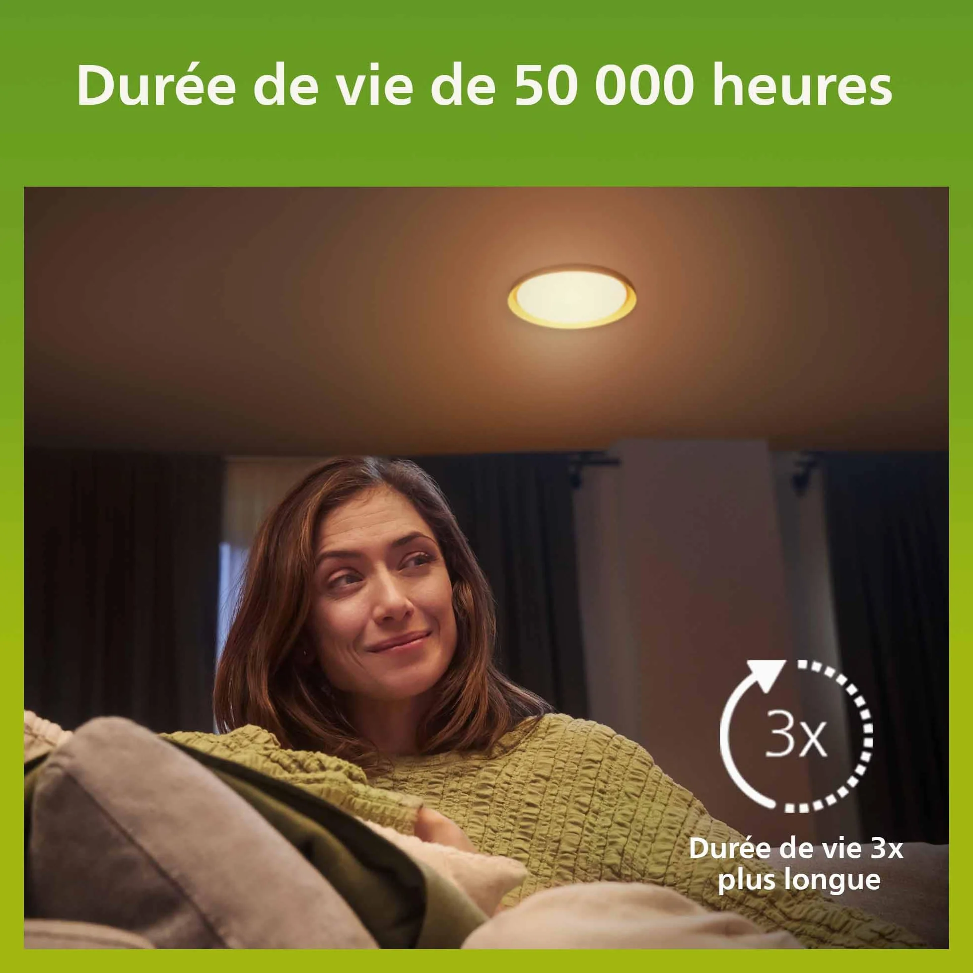 Philips Lot de 3 Ampoules LED E27 40W Équivalent Blanc Chaud 2700K