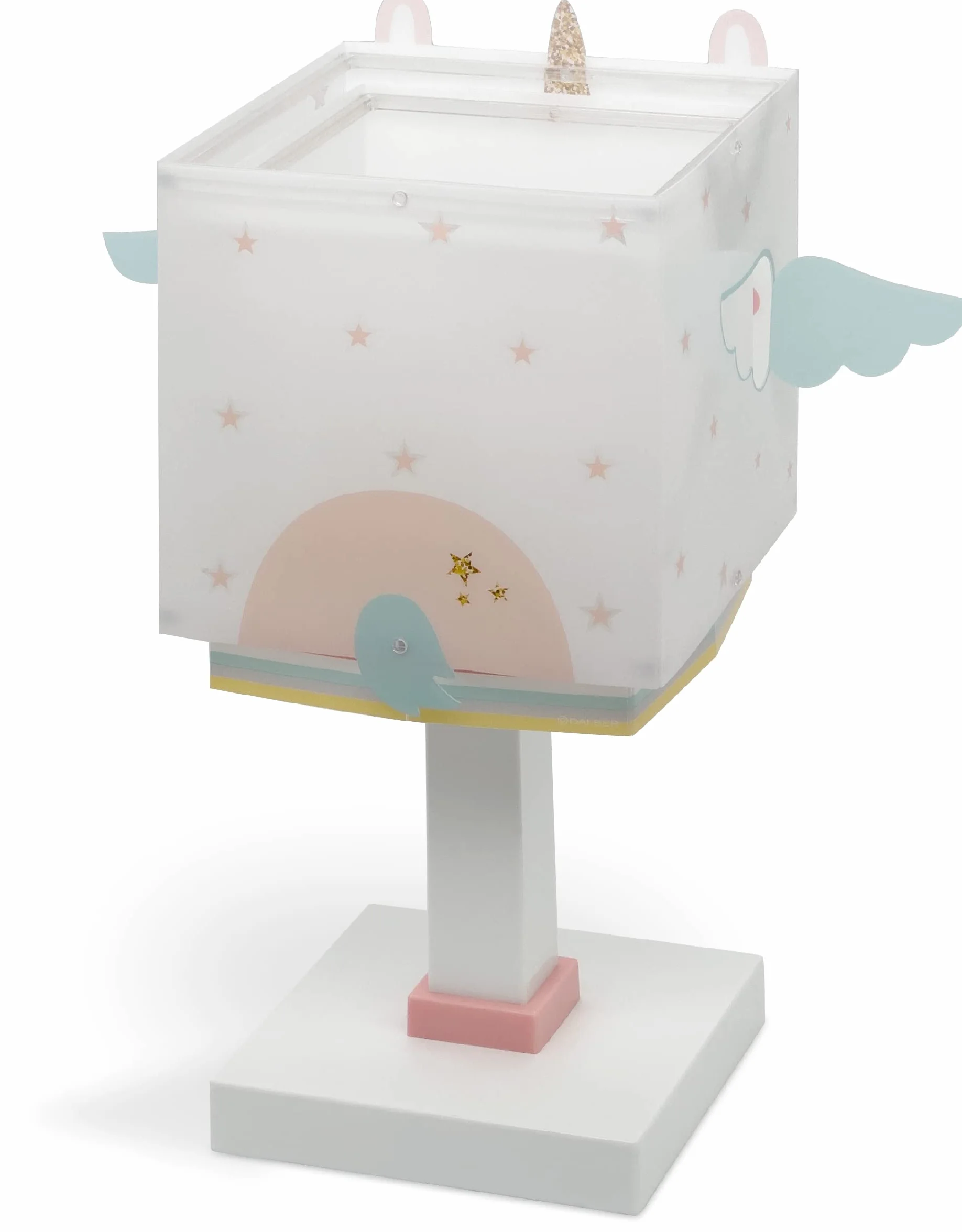 Dalber Lampe de Chevet Enfant Little Unicorn Licorne 8 W Blanc