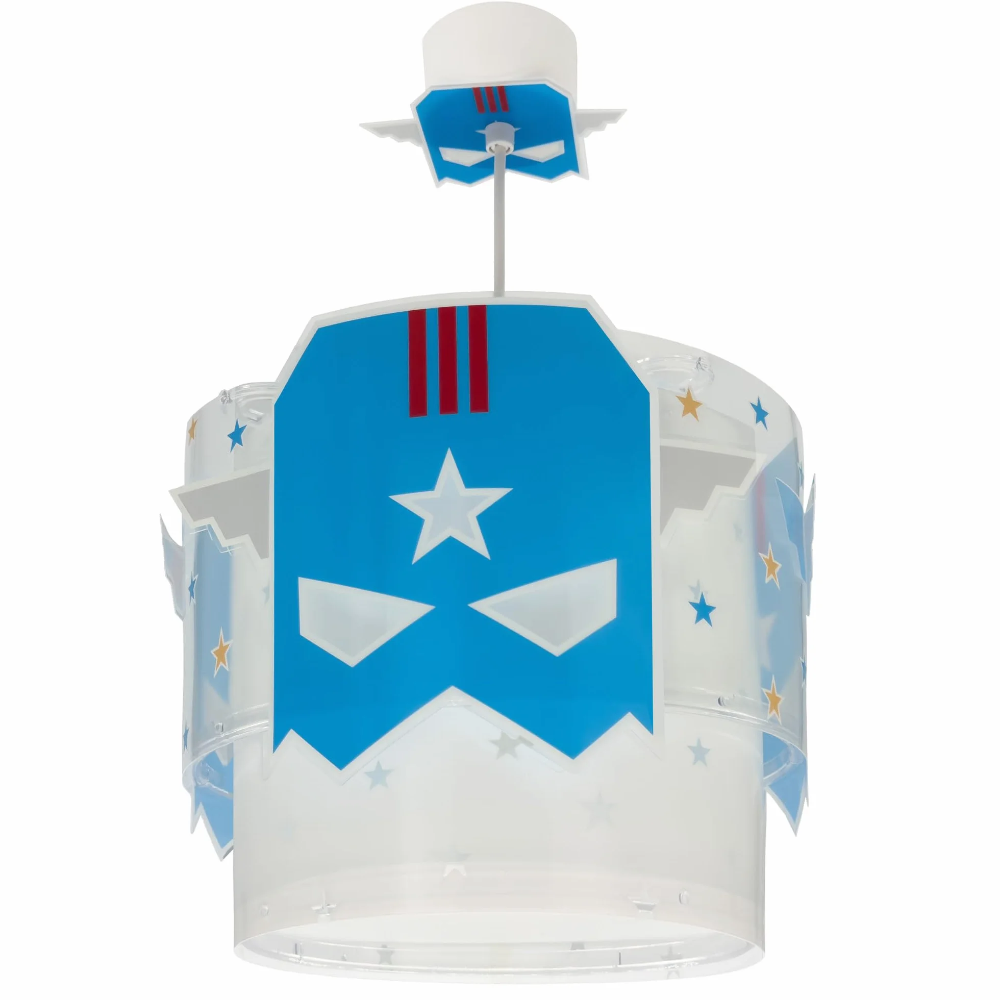 Dalber Lampe Suspension Enfand Blue Hero Super-héros